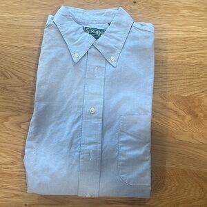 Gitman Bros Large Chambray Blue Button Down.